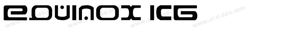 Equinox ICG字体转换